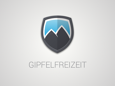 Gipfelfreizeit climbing coat of arms gipfelfreizeit hiking logo mountaineering mountains