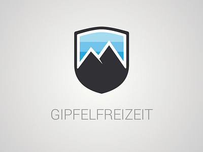 Gipfelfreizeit - New Logo coat of arms gipfelfreizeit hiking logo mountaineering mountains