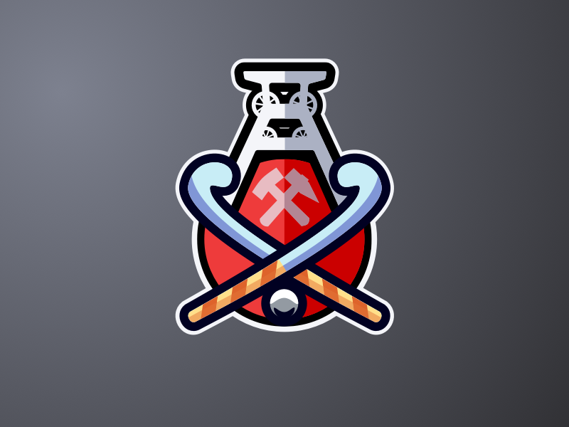 SteigerCup coat of arms mining mine ruhrgebiet tournament logo fieldhockey