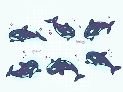 Orca Character Design animal cartoon character design killer whale ocean orca whale