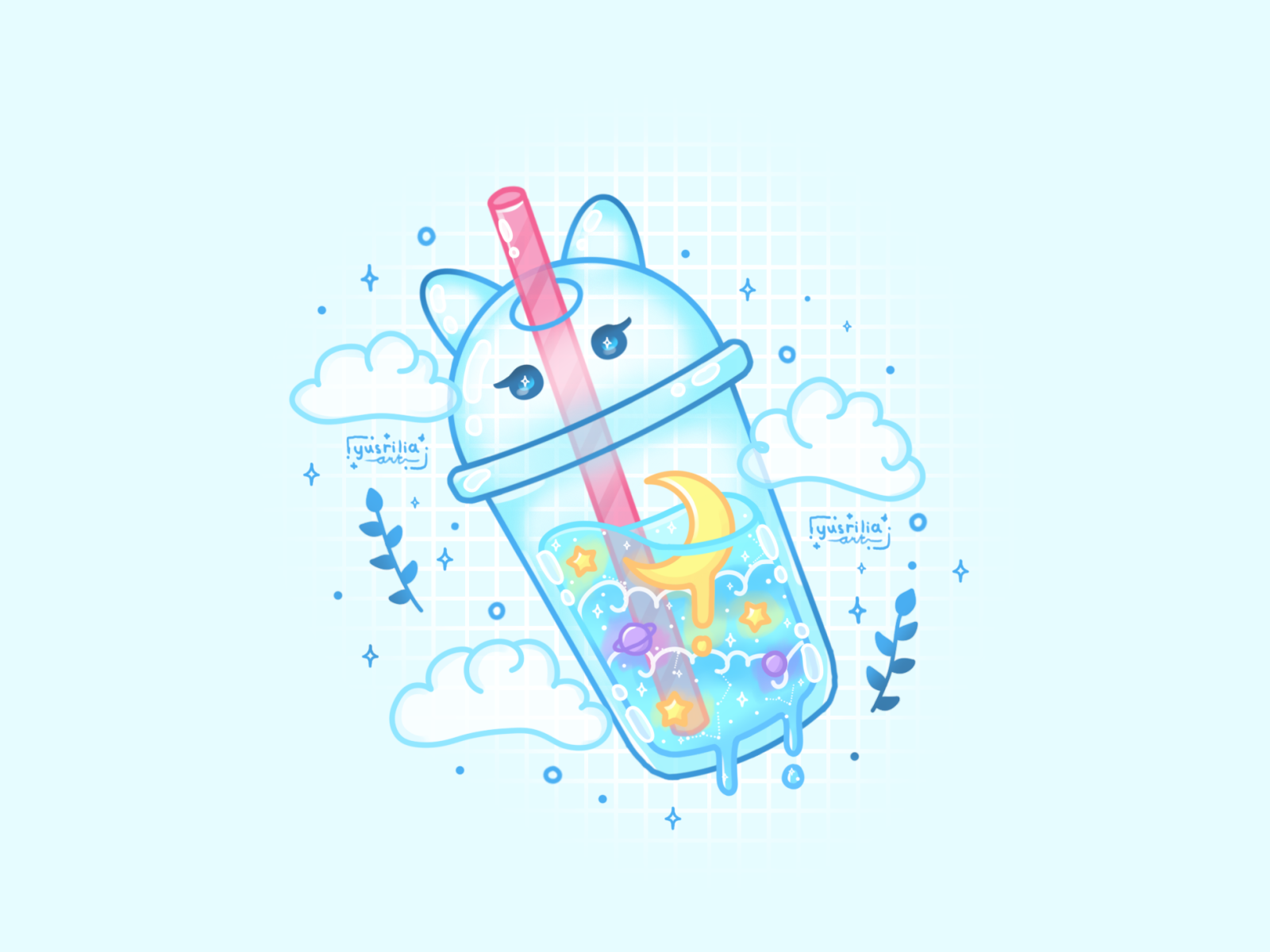 Cat Soda Bottle by Lia | Yusrilia Design on Dribbble
