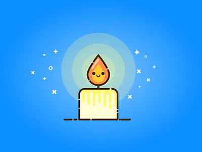 Candle art candle candlestick cute design halloween icon illustration illustration art inktober light magical vectober vector vector art