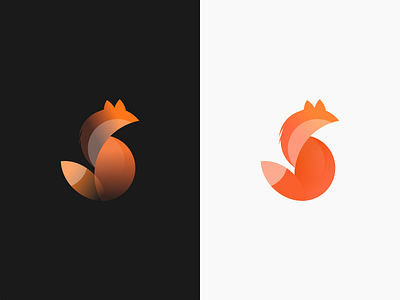 16 - Fox Logo animal branding fox fox logo foxes geometric design gradient logo logo design