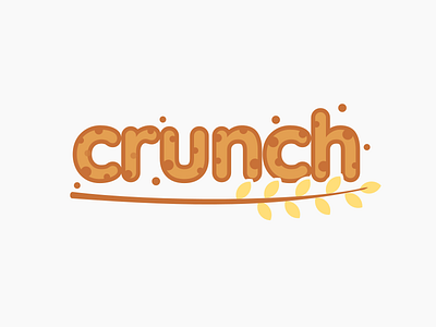 21 - Granola Company logo branding crunch crunch logo dailylogochallenge food company granola logo logo concept logotype wheat wheat logo