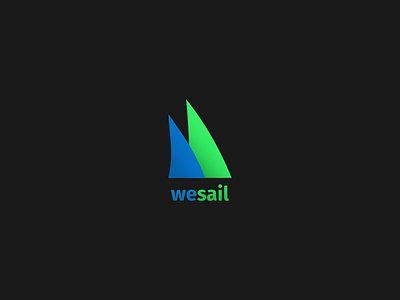 23 - We Sail Logo boat dailylogochallenge sail sailboat yacht yacht club yachts