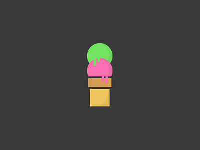 27 - Ice Cream dailylogochallenge dessert ice cream icecream scoop