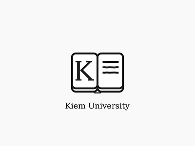 38 - Kiem University book dailylogochallenge sans serrif