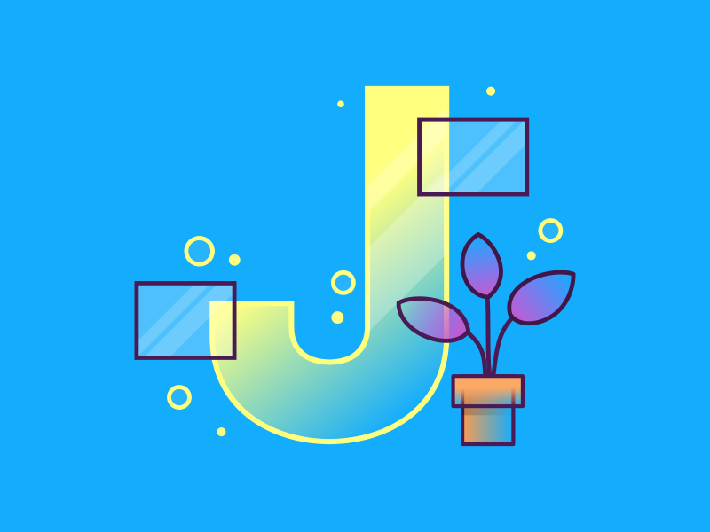 Letter J By Lia | Yusrilia Design On Dribbble