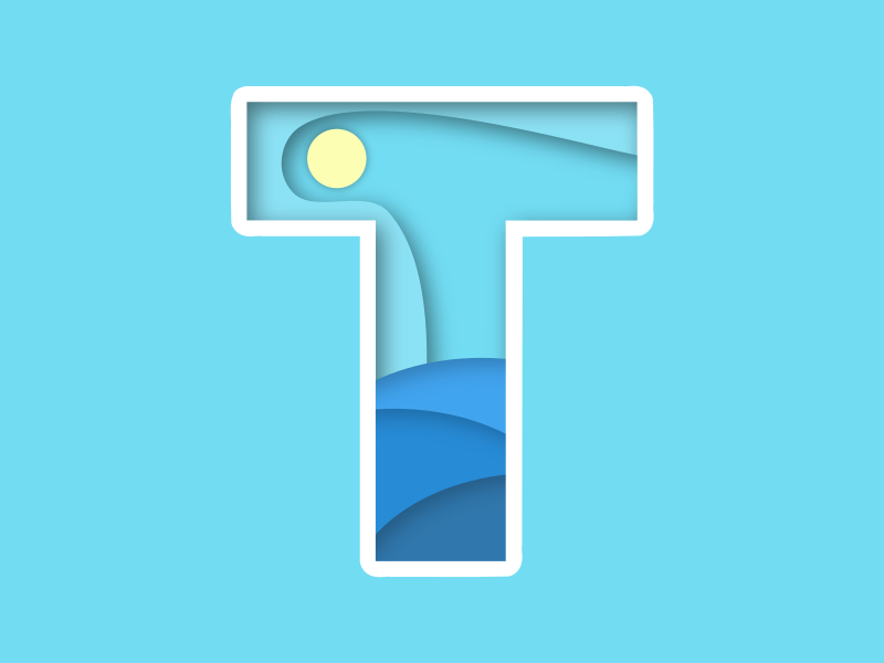 Letter T By Lia | Yusrilia Design On Dribbble