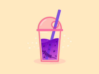 Lavender Bubble Tea