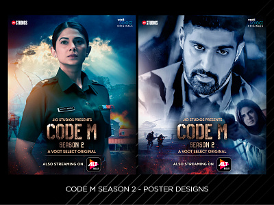 CODE M Season 2- Poster Design graphic design