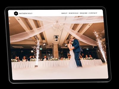 Wedding photograph Landing page