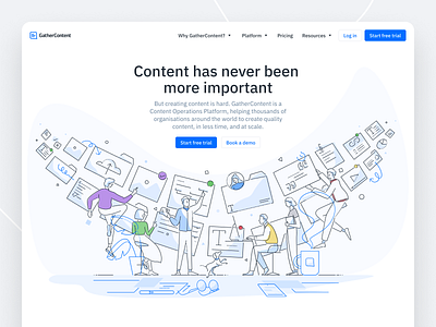 GatherContent Homepage