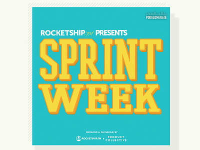 Design Sprint Week branding cover cover art illustration logo podcast