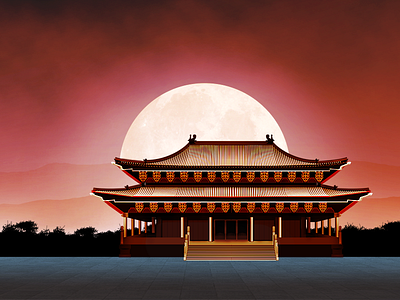 Confucius Temple Level Design - Lingual iPad app china design game illustration illustrator ipad level texture