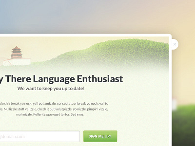 Lingual Web App Modal