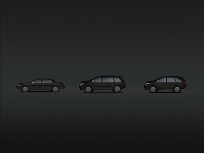 Vehicle Icons for iOS app car icon icons iphone minimal suv transportation van vector vehicle