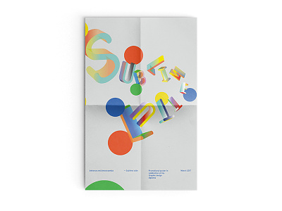 Sublime lutte - Poster design graphic poster print
