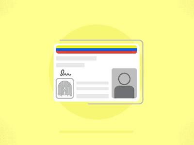 Vote cedula democracy elections id motion design venezuela vote voto