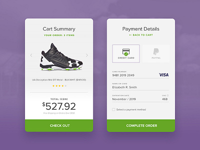 Daily UI #002 - Checkout