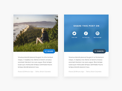 Daily UI #010 - Social Share