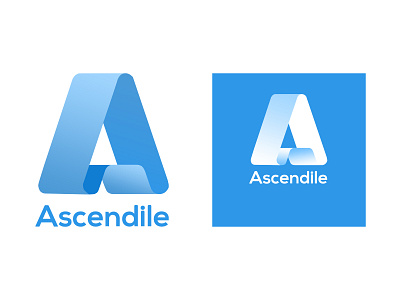 Ascendile Logo branding design logo