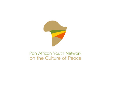 Pan African Youth Network on the Culture of Peace Logo africa african branding diplomacy logo logodesign panafrican peace