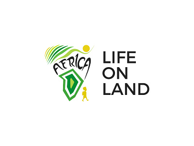 Life On Land Logo africa african life on land logo logo design logotype