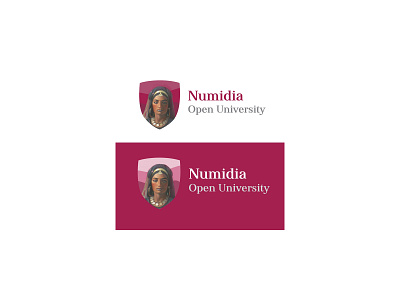 Numidia Open Unversity Logo Concept bordeaux branding illustration logo logodesign university vector