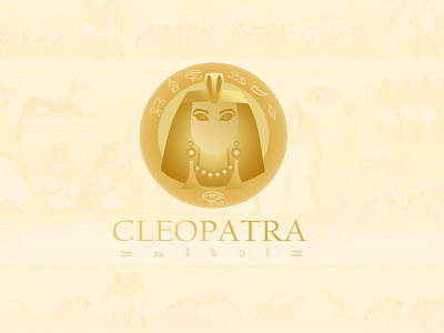 Cleopatra Illustration cleopatra icon illustration logo logo design