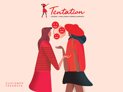 Tentation Customer Feedback Illustration