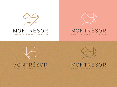 Montrésor Jewelry Logo brand jewelry jewelry logo logo minimalism minimalist