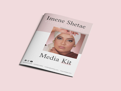 Imene Shetae Media Kit Booklet booklet branding design