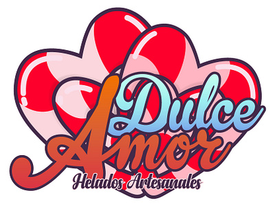 Dulceamor branding candy chile color design diseño icecream icon illustration illustrator ilustracion logo logos ui vector