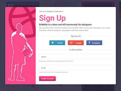 99ui#4 Sign-Up Form