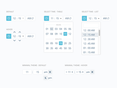 Browse Thousands Of Timepicker Images For Design Inspiration Dribbble