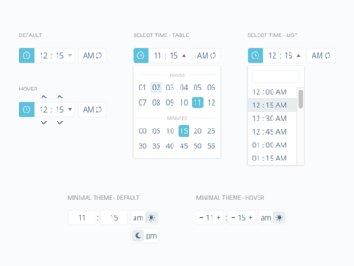 ngx-timepicker angular bootstrap design flat framework interface timepicker ui ux web webdesign