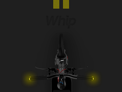 Whip 3d 3d model animation bike clean dark interaction product scooter ui webflow