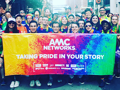 AMC Pride bartleyndick branding graphicdesign networkadvertising nycbrandingagency pride