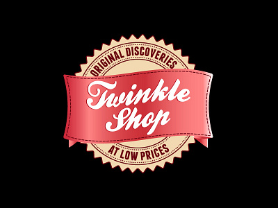 Twinkle Shop logo pop art retro