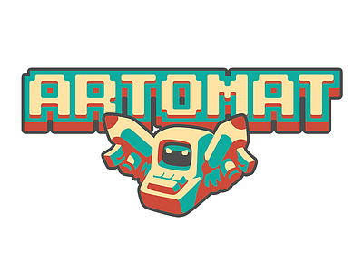 ARTOMAT Logo artomat digital art games logo outsorce company studio