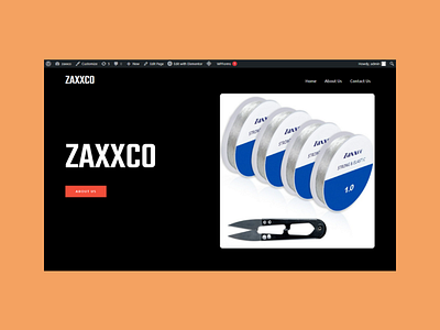 ZAXXCO Website Landing Page Design