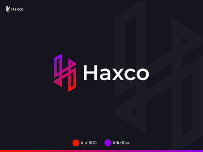 Haxco, H Latter Logo Design Concept branding graphic design h letter h letter logo h mark h monogram haxco haxcologo letter h letter h logo logo logo design logo make