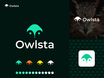 Owlsta, Minimal Logo Design Concept