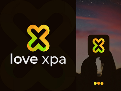 Love xpa, Minimal Logo Design Concept branding design graphic design illustration logo logo design logo love logo make love love xpa minimal minimal love minimal love logo vector
