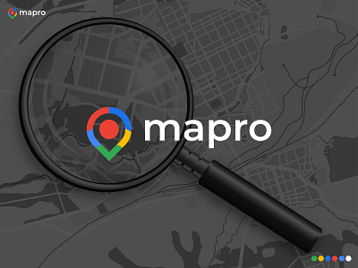 mapro, Modern Logo Design Concept branding design graphic design illustration location logo logo logo design logo make logo map map map logo map mind mapro mapro logo minimal logo modern logo vector