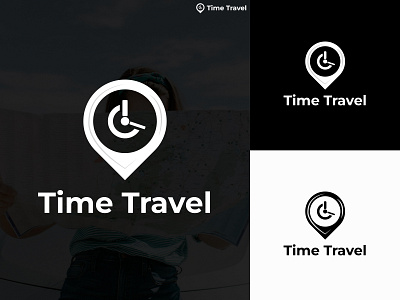Time Travel , Modern Logo Design Concept clock logo clock travel logo freelancerismail111 logo animation logo design logos minimal logo time time logo time travel time travel logo travel travel agency travel logo design