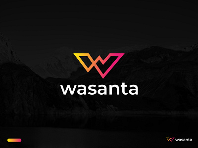 wasanta , Modern Logo Design Concept branding design graphic design illustration logo logo design logo make logo wasanta vector w logo w minimal logs w modern logo wasanta wasanta logo wasanta modern logo