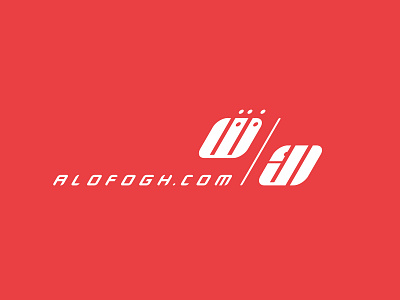 AlOfogh Logo arabic arabic logo logo percentage red