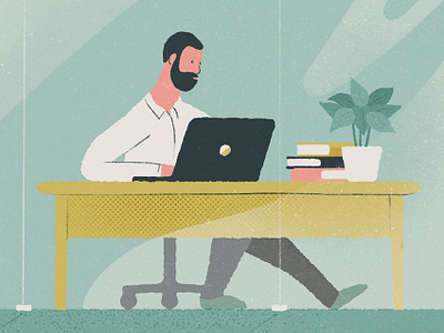 Mr Porter - How to be more creative at work characters editorial illustration figure figures illustration lifestyle illustration texture